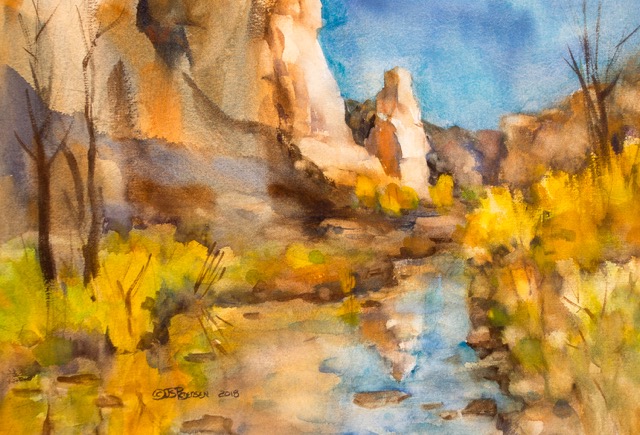Mill Creek in Moab 15x22