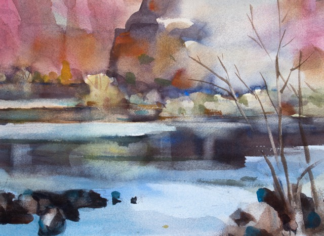 Reflections on the Colorado River 11x15